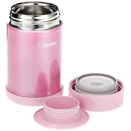 Zojirushi Stainless Steel Food Jar 17-Ounce/0.5-Liter Shiny Pink