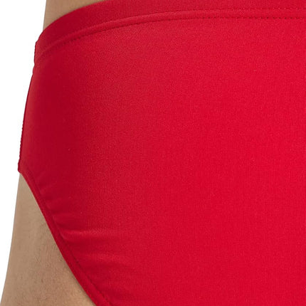 Arena Men's Standard Team Swim Briefs Solid, Red-White, 24