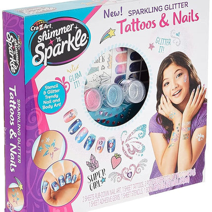 Shimmer 'n Sparkle Sparkling Glitter Body Tattoos 
