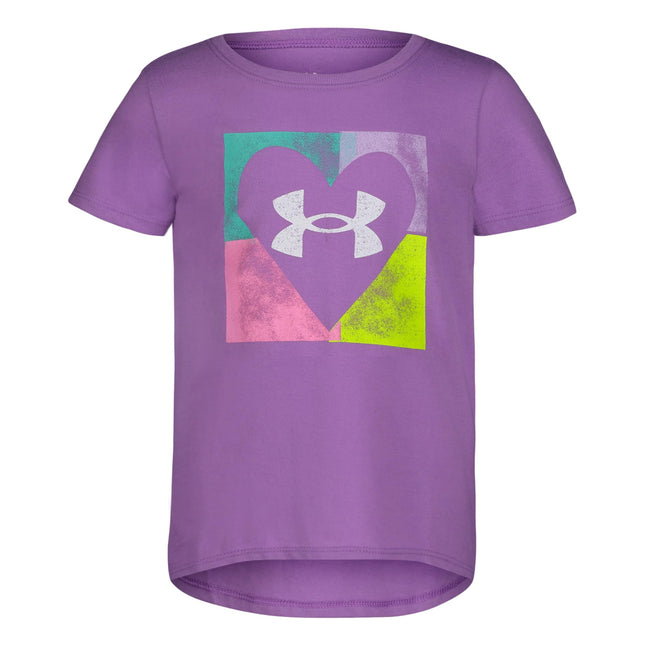 Under Armour Girls' Short Sleeve Shirt, Crewneck, 