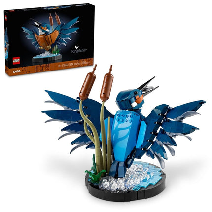 LEGO Icons Kingfisher Bird Model, Creative Set for Adults to Build and Display, Ideal for Home and Office D�cor, Bird Lovers Gift, Relaxing Project for Bird Enthusiasts, 10331