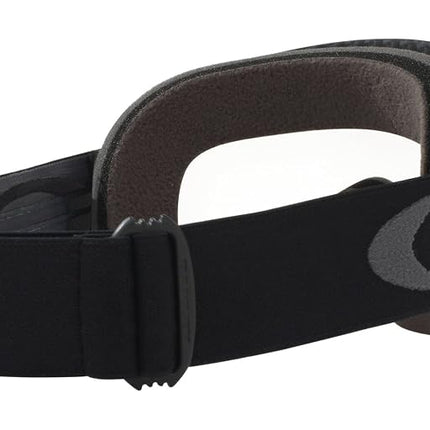 Oakley Matte Carbon-Clear O Frame Mx Goggle (One Size, Black)