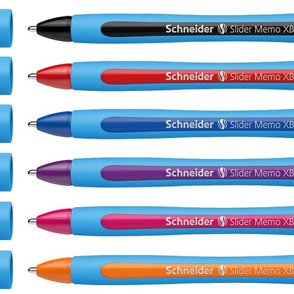 Schneider Slider Memo XB Ballpoint Pen, Asstd. Col