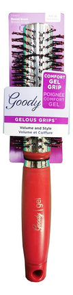 Cepillo redondo Goody Gelous Grip para cabello corto a mediano (los colores varían) de Goody