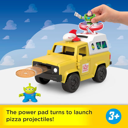 Fisher-Price Imaginext Toy Story Pizza Planet Truck with Buzz Lightyear Alien Playset