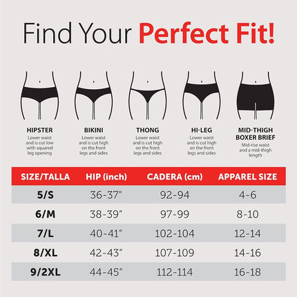 Hanes Women's Mid-Thigh Boxer Brief Pack, Stretch Cotton Underwear, 4-Pack, Basic Color Mix