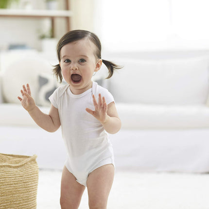 Gerber unisex-bebés paquete de 8 mamelucos de manga corta, Zorro, Prematuro