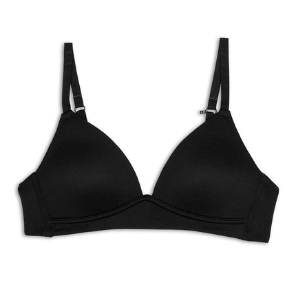 Maidenform Girls' Comfort Devotion Molded Bra, Black, (36) 36B