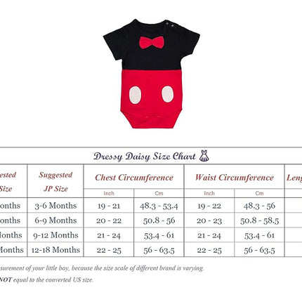 Dressy Daisy Baby Boy Mouse Romper Halloween Costume Bodysuit Party Dress Up Outfit with Mouse Ears Hat Size 12-18 Months
