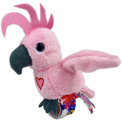 Happy Yappers 2 Pack Cockatoo & Parrot Slap Bracelet Interactive Plush Toy