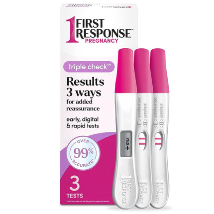 First Response Triple Check Pregnancy Test 3 ct.