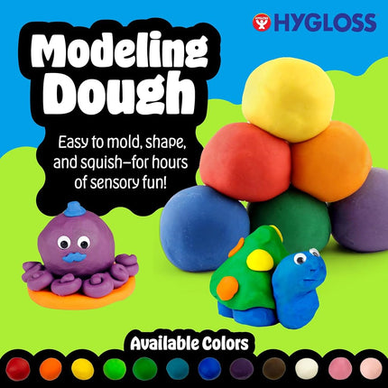Hygloss Play Modeling Dough for Kids, Purple, 3lb, Unscented
