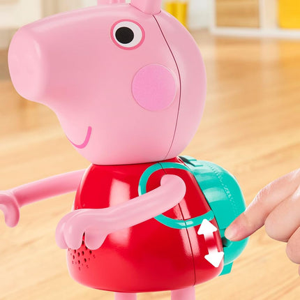 Peppa Pig Ready, Pedal, Go Peppa Interactive Figure and Bicycle Playset | 75+ Sounds, Reactions, Song | Preschool Toys for Girls and Boys Ages 3+