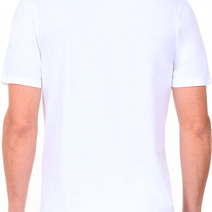 Nautica Men's 3-Pack Cotton Crew Neck T-Shirt Polo, White New, S
