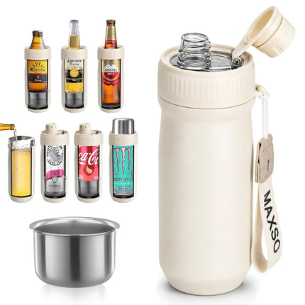 MAXSO Sealed Can Cooler Fizz Lid Can Cover for 12 
