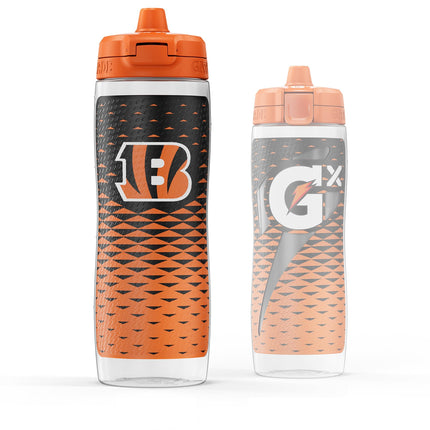 Gatorade Gx NFL Non-Slip Squeeze Bottles, 30 fl oz
