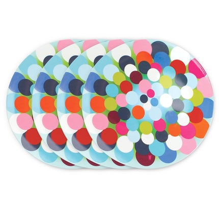 French Bull 9" Melamine Dinnerware Colorful Salad, Side Plate - Bindi