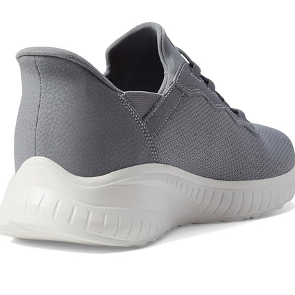Skechers Men's Hands Free Slip-ins Bobs Squad Chaos-Daily Hype Sneaker, Gray, 10.5 UK
