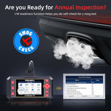 FOXWELL Car Scanner NT604 Elite OBD2 Scanner ABS SRS Transmission