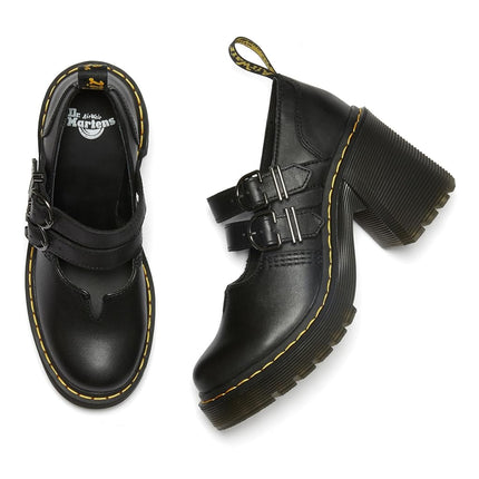 Dr. Martens Eviee Black Sendal UK 9 (US Women's 11) M, Black Sendal