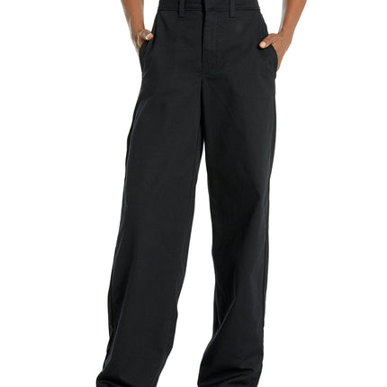 Dickies Women's High Rise Wide Leg Twill Pants, Ri