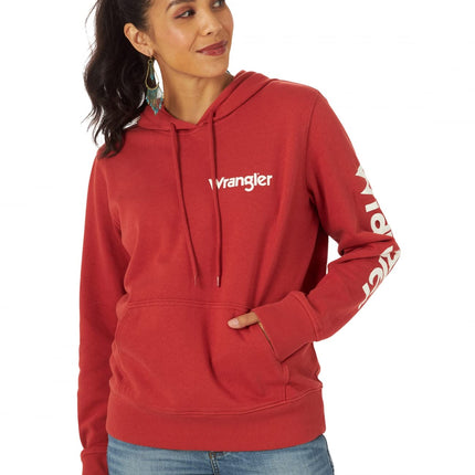 Wrangler Women's Retro Hoodie Sweatshirt Hooded, B