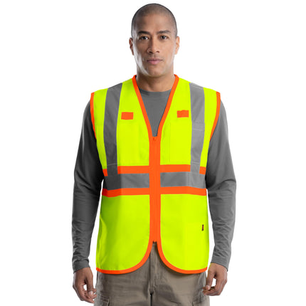 Wrangler Mens High Visibility Safety Vest, Safety 