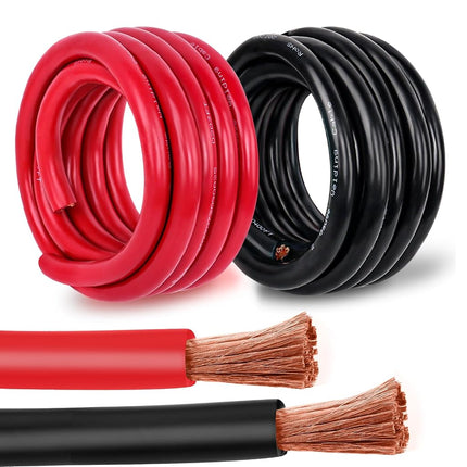 Kimbluth 1/0 Gauge Battery Cable Copper Wire, 15FT