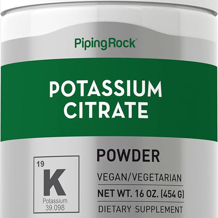 Potassium Citrate Powder | 16 oz | Vegan, Vegetari