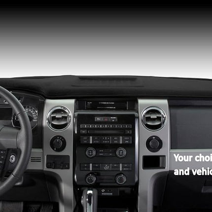 Dashmat - 91843-00-25 UltiMat Dashboard Cover Ford F-150 (Premium Carpet, Black)