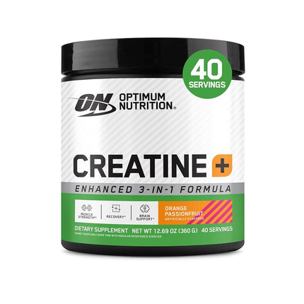 OPTIMUM NUTRITION Creatine+, Orange Passion Fruit,