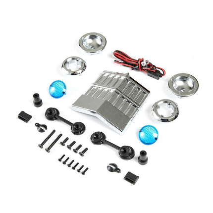Losi Front LED Lights and Grill Set Son Uva DiggerLMT LOS240019 Car/Truck Bodies Wings & Decals
