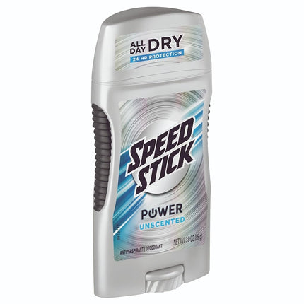 Speed Stick Anti-Perspirant Deodorant, Unscented 3 Oz (Pack Of 3)