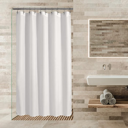 ALYVIA SPRING 60x72 Stall Waterproof Fabric Shower Curtain or Liner White