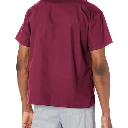 Dickies Women's medical scrubs shirts, Wine, L UK