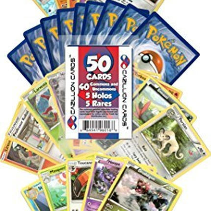 Cazillion Cards Pokemon Cards 50 Card Assorted Lot
