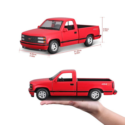 Maisto 32901-00000022 1:24 Chevrolet 454 SS Pick-Up Truck-M32901R-Red-Child Vehicle for 3 Years and Above, Red