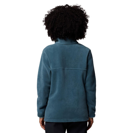 Columbia Women's Benton Springs 1/2 Snap Pull Over 2, Fleece Pull Over, Everblue/Crushed Blue, XS