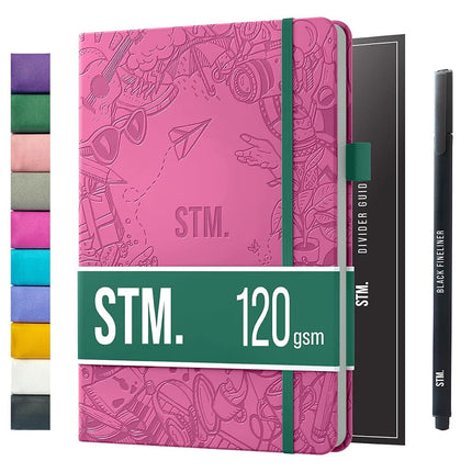 A5 Bullet Dotted Journal Notebook by STM | Thick B