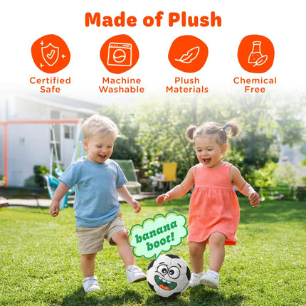 Move2Play, juguete interactivo hilarante con música y efectos de sonido | Regalo de cumpleaños para niños y niñas | Pelota para niños pequeños y bebés | Interior/Exterior | Edad 6, 9, 12+ meses | 1, 2, 3+ años (fútbol americano)