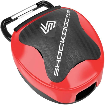 Shock Doctor Unisex's Case Mouthguard, Red, One Si