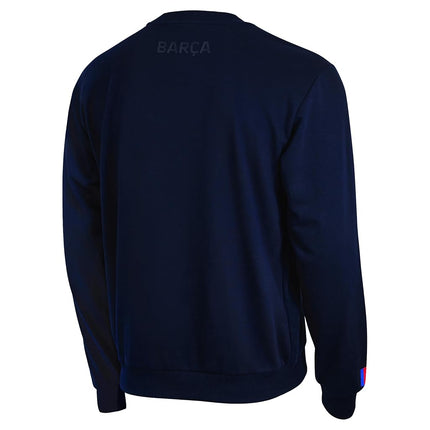 Icon Sports Suéter oficial de cuello redondo de felpa de algodón monocromático de club de fútbol con licencia – Ropa de fútbol para hombre