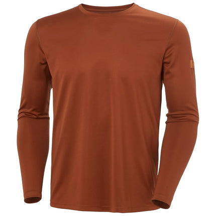 Helly Hansen Men's HH Tech Crew LS 2.0, Iron Oxide