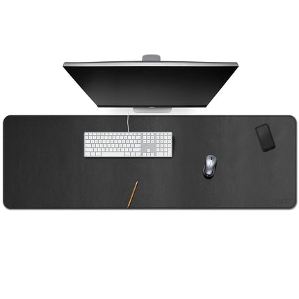Cacoy 140x40cm PU Leather Desk Protector Mat, Comp