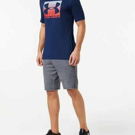 Camiseta de manga corta Under Armour Boxed Sportstyle para hombre, Academy Blue (408)/Red, XXXG Alto
