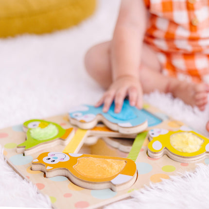 Melissa & Doug 1898 Rompecabezas Toca y Siente "Peek-a-Boo"
