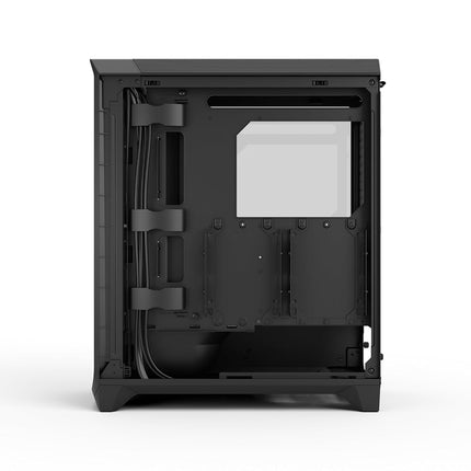 Fractal Design Meshify 3 Black Tempered Glass Light Tint - High Airflow PC Gaming Case - Mesh Front Panel - Three Momentum 14 Fans Included - Clean Interior