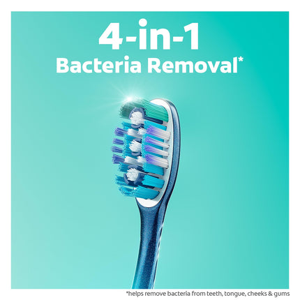 Cepillo de dientes Colgate 360 Whole Mouth Clean, cepillos de dientes suaves para adultos, paquete de 5