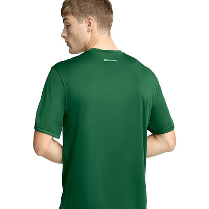 Champion Men's, Sport Tee, Moisture Wicking, Anti Odor, Athletic T-Shirt (Reg. Or Big & Tall), Dark Green, Medium