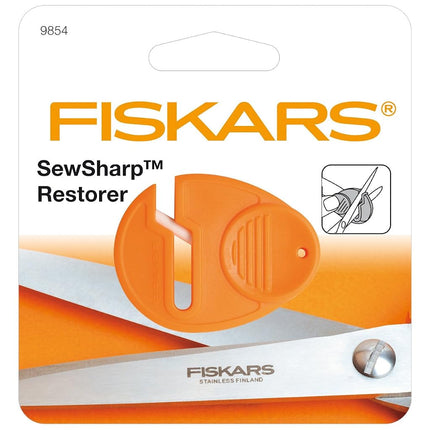 Fiskars Sewsharp Scissor Sharpener, Stainless Steel, Standard, 0.4 x 3.7 x 4.8 cm